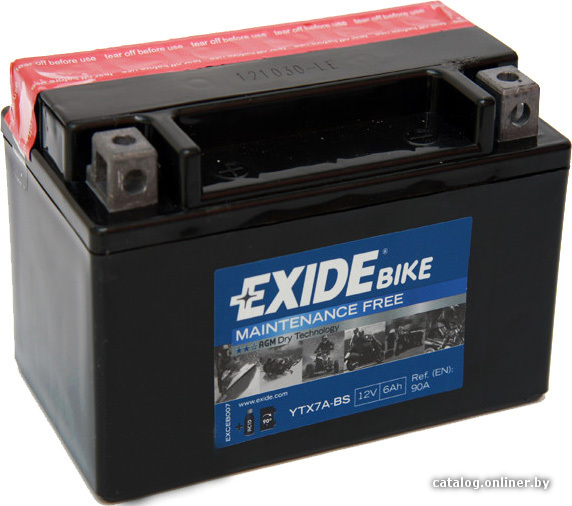 

Мотоциклетный аккумулятор Exide Maintenance YTX7A-BS (6 А·ч)