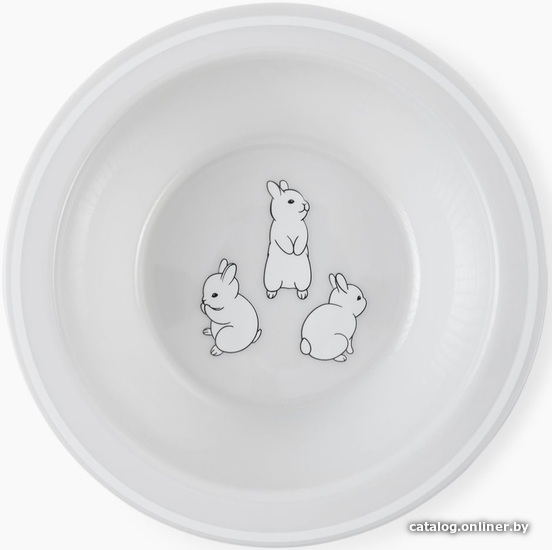 

Тарелка для кормления Happy Baby 15016 (rabbit)