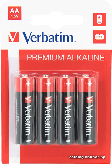 

Батарейка Verbatim Premium Alkaline AA 4 шт. 49921