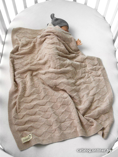 

Плед Amarobaby Pure Love. Ромбы 75x105 (бежевый)