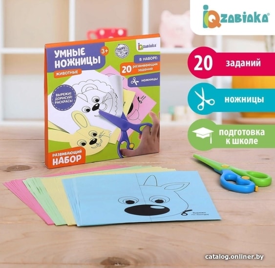 

Развивающая игра Zabiaka Умные ножницы, животные 4703020