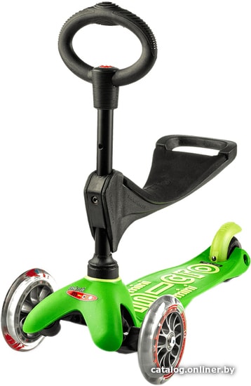 

Трехколесный самокат Micro Mini 3in1 Deluxe (зеленый)