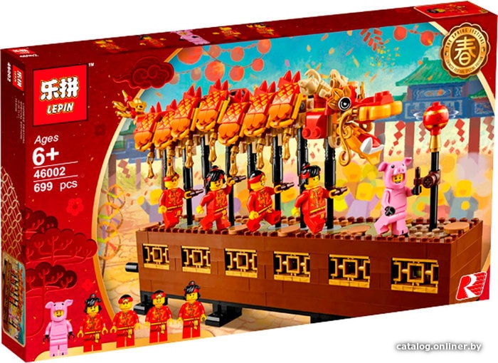 

Конструктор Lepin 46002 Танец Дракона - Китайский Новый год