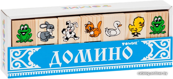 

Настольная игра Томик домино Животные