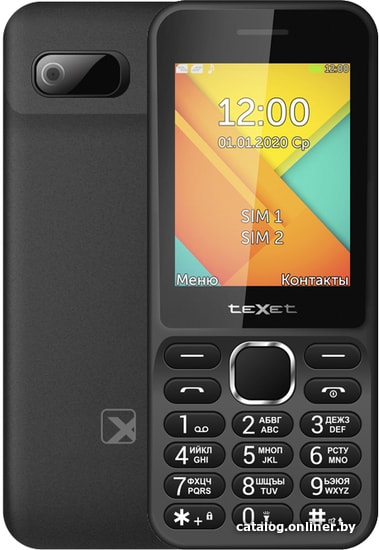 

Кнопочный телефон TeXet TM-D326 (черный)