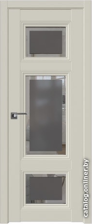 

Межкомнатная дверь ProfilDoors 2.105U 60x200 (магнолия сатинат, стекло square графит)