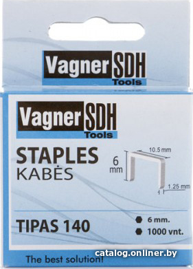 

Скобы Vagner 000051370912 (1000 шт)
