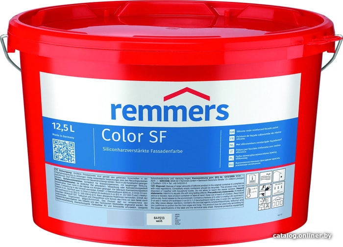

Краска Remmers Color SF 12.5 л (6415, белый)