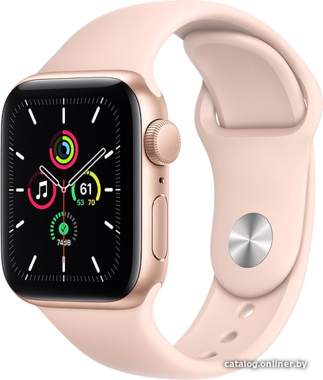 

Умные часы Apple Watch SE 40 мм (алюминий золотистый/розовый песок)