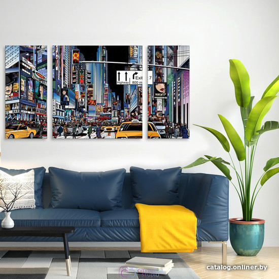 

Модульная картина Citydecor Города/Архитектура 6.51 60x118 см