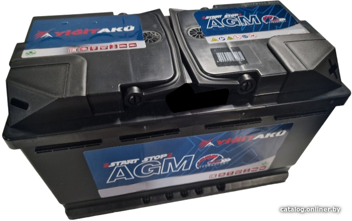 

Автомобильный аккумулятор Yigitaku AGM 680A R+ (60 А·ч)