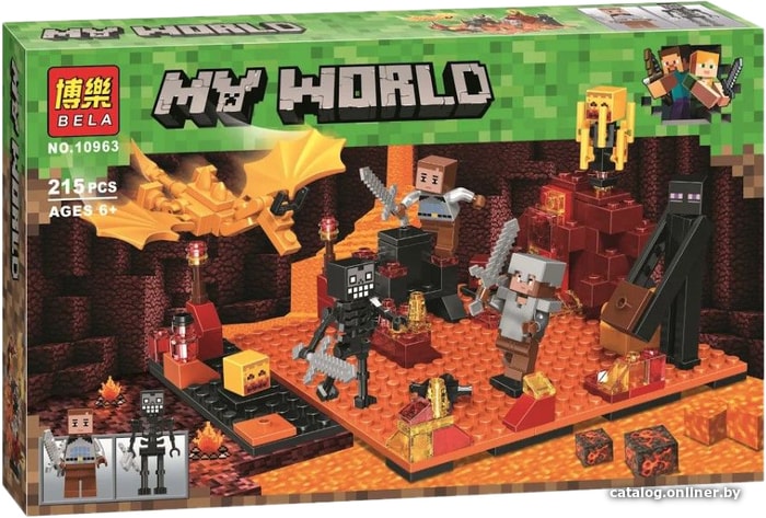 

Конструктор Bela My World 10963 Нападение в нижнем мире