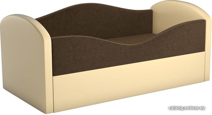 

Кровать Mebelico Сказка 75x160 (коричневый/экокожа бежевый)