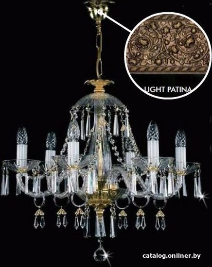

Подвесная люстра ArtGlass Eleonora Vi. Light Patina Ce