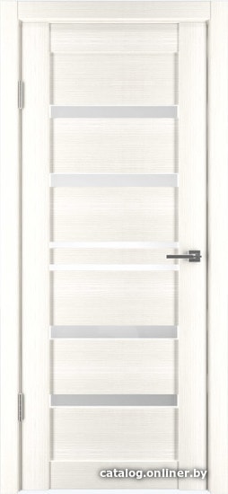 

Межкомнатная дверь IstokDoors Горизонталь-11 ДЧ 80x200 (бьянко/светлое стекло)