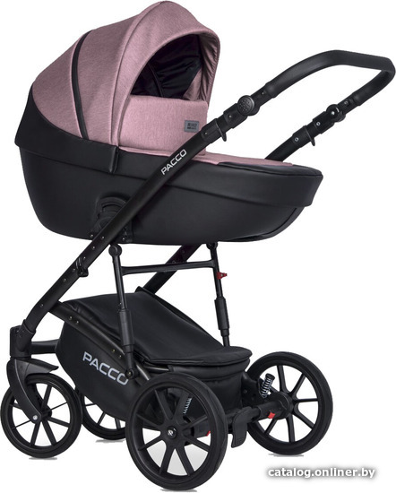 

Универсальная коляска Riko Basic Pacco (3 в 1, 02 pink)