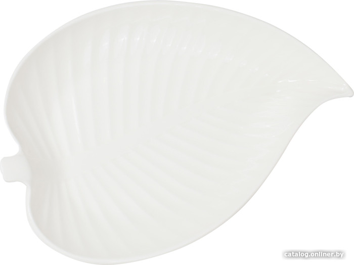 

Блюдо AksHome Leaf 2 белый 36x23x4 (белый)
