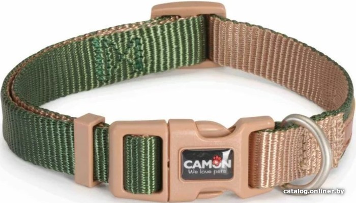 

Ошейник Camon DC119/C.04 (регулируемый двухцветный зеленый/экрю)