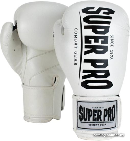 

Перчатки для единоборств Super Pro Combat Gear Champ SPBG120-10900 14 oz (белый)