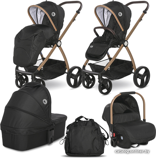 

Универсальная коляска Lorelli Infinity 2023 (3 в 1, black diamonds)