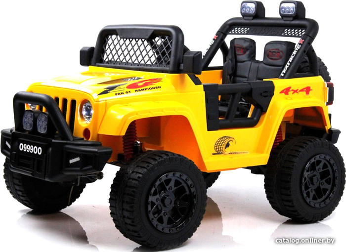 

Электромобиль RiverToys Jeep Wrangler O999OO (желтый)