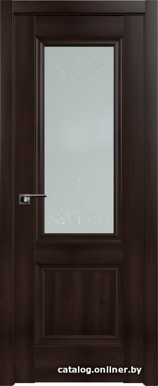 

Межкомнатная дверь ProfilDoors 2.37X 80x200 (орех сиена/стекло Франческо кристалл)