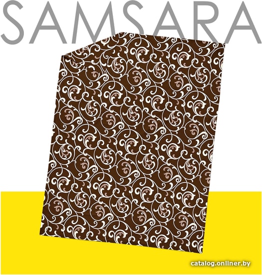 

Постельное белье Samsara Завитки шоколад 240Пр-6 220x240