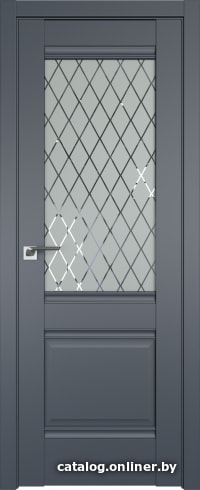 

Межкомнатная дверь ProfilDoors Классика 2U 70x200 (антрацит/ромб)