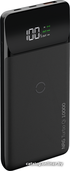 

Внешний аккумулятор Deppa RG Turbo Qi LCD 10000 mAh (черный)