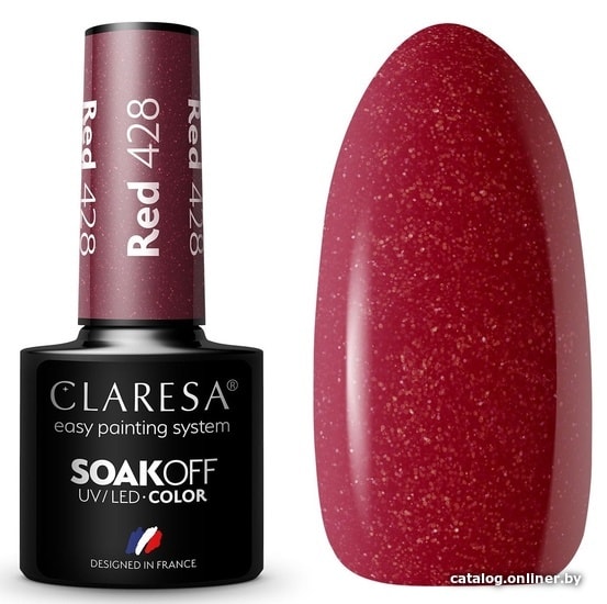 

Гель-лак Claresa Hybrid Red 428 5 мл