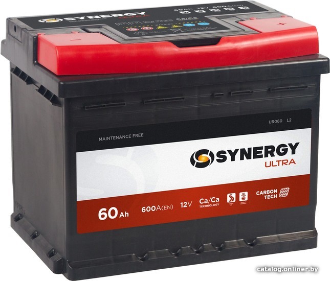 

Автомобильный аккумулятор Synergy 600 A, 12 V Обратная, R+ L2 (60 А·ч)