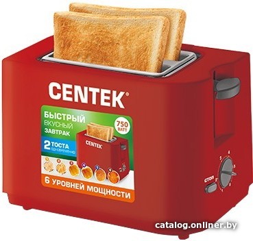 

Тостер CENTEK CT-1425 (красный)