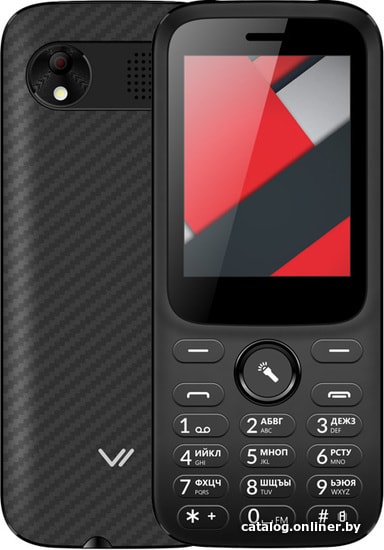 

Кнопочный телефон Vertex D555 (черный)