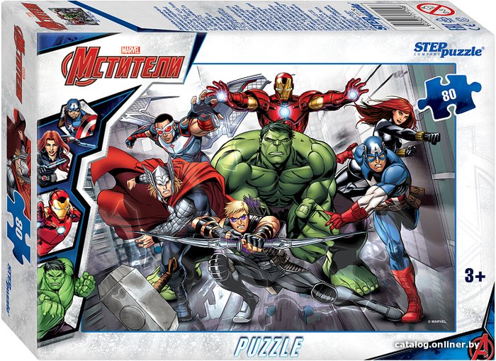 

Пазл Step Puzzle Marvel new 77179 (80 эл)
