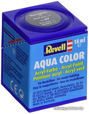 

Краска для моделей Revell Aqua Color 36108 (черная матовая, 18 мл)