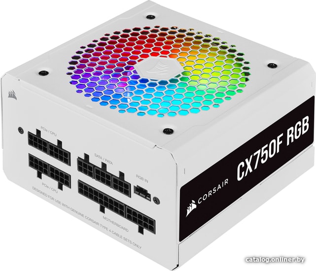 

Блок питания Corsair CX750F RGB White CP-9020227-EU