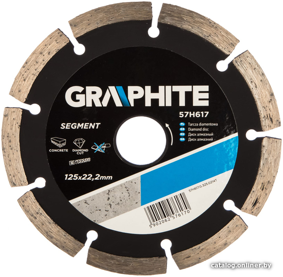 

Отрезной диск алмазный GRAPHITE 57H617