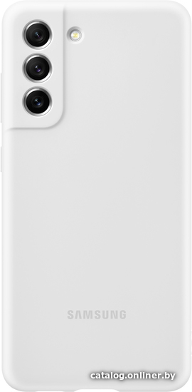 

Чехол для телефона Samsung Silicone Cover S21 FE (белый)