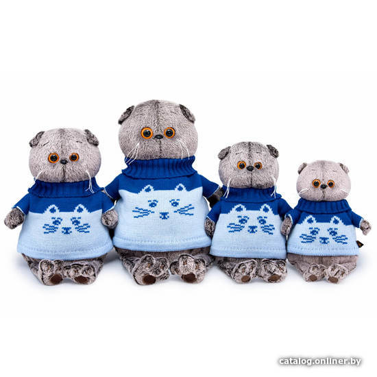 

Классическая игрушка BUDI BASA Collection Басик в свитере Кот Ks19-207 (19 см)
