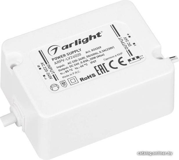 

Блок питания Arlight ARPV-LV24020 033329