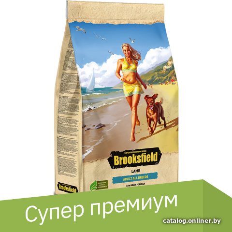 

Сухой корм для собак Brooksfield Adult Dog All Breed с ягненком 800 г