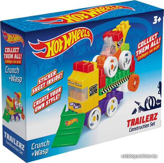 

Конструктор Bauer Hot Wheels 724 Trailerz Crunch + Wasp