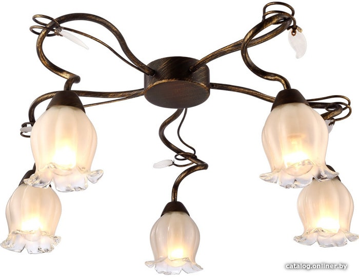

Припотолочная люстра Arte Lamp Glamore A7449PL-5BR
