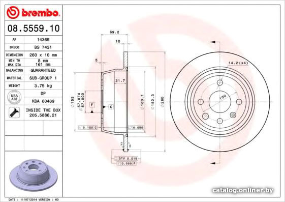 

Brembo 08555910