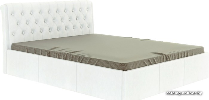 

Кровать Bon Mebel Дженни с ПМ 160x200 (кожзам белый)