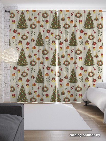 

Комплект штор JoyArty Рождественские ели 1.45x2.65 м p_52600_145x265 (2 шт)