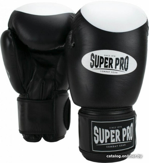 

Перчатки для единоборств Super Pro Combat Gear Boxer Pro SPBG160-90100 12 oz (белый/черный)