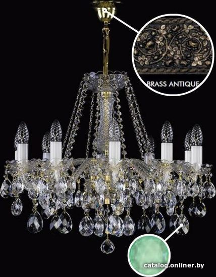 

Подвесная люстра ArtGlass Heidi Viii. Brass Antique Ce - 5005