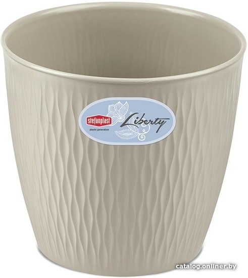 

Вазон Stefanplast Liberty 30х27 (бежевый)