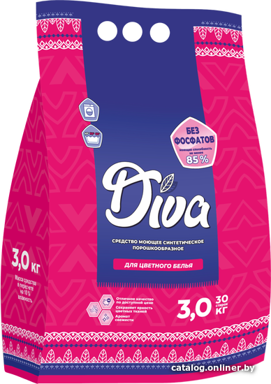 

Стиральный порошок Diva для цветного белья 3 кг